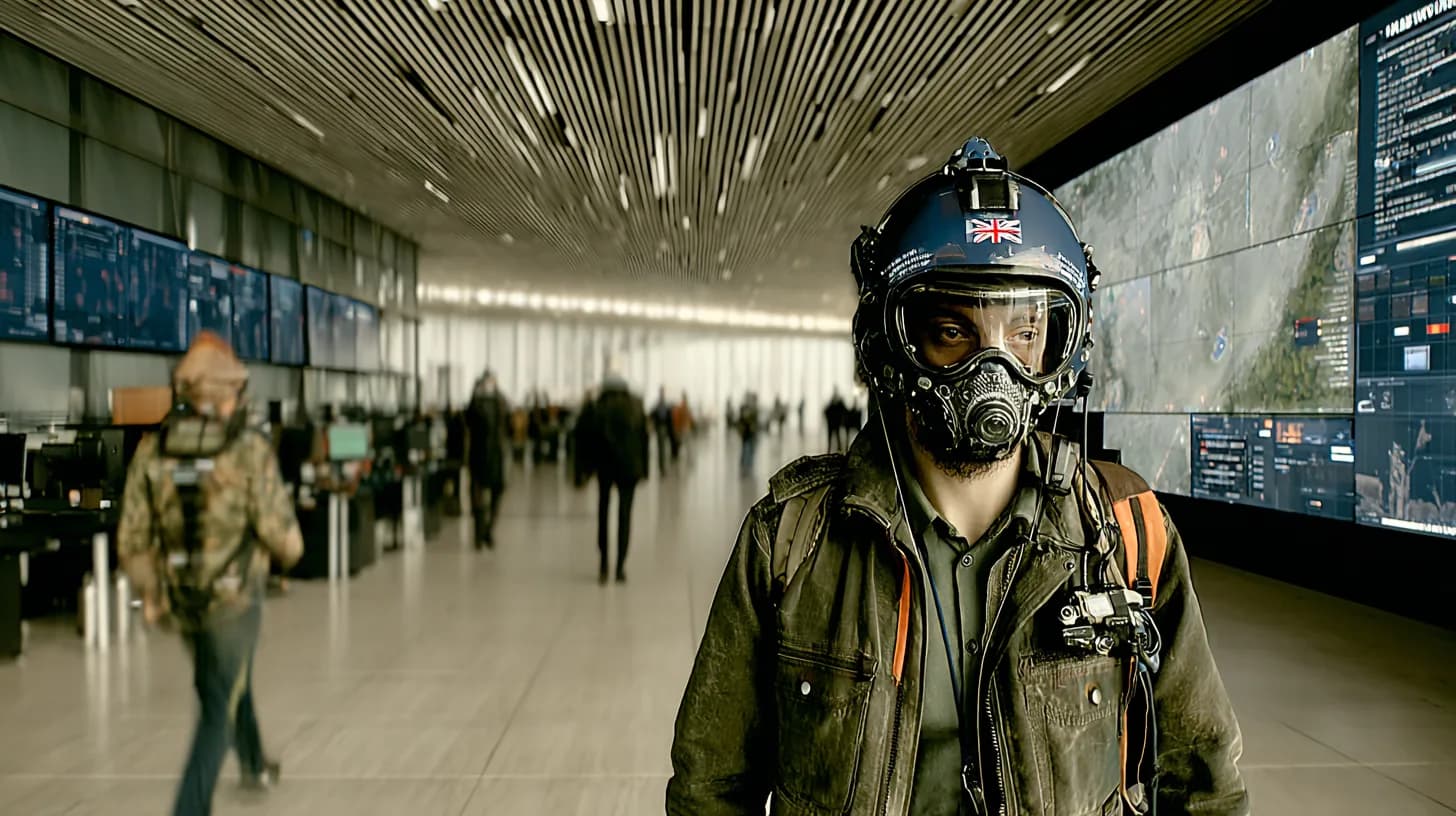 Area 52 operations center with analysts monitoring threat feeds